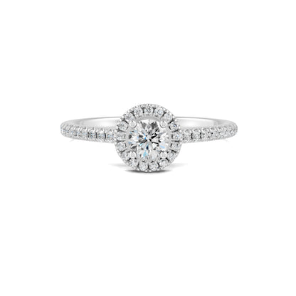 18 K White Gold