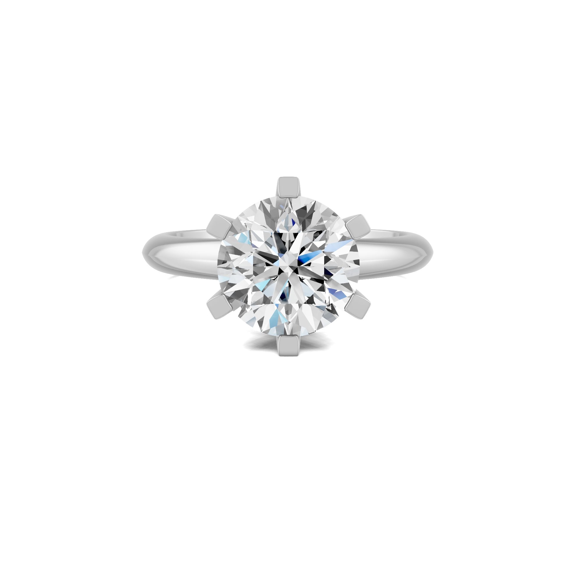 18 K White Gold
