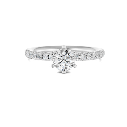 18 K White Gold
