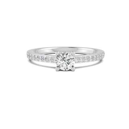 18 K White Gold