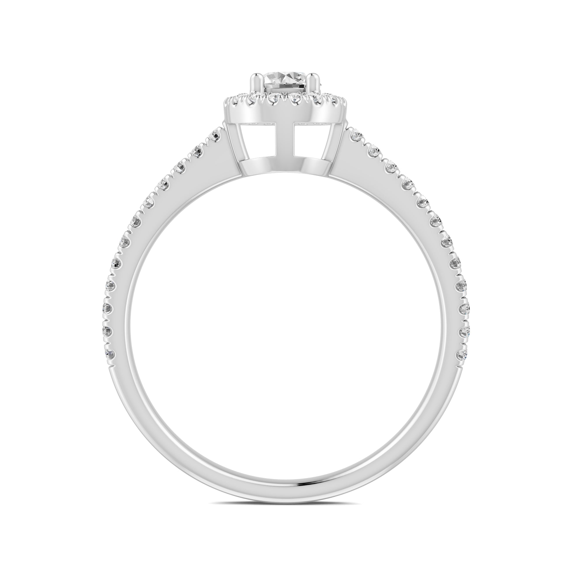 18 K White Gold