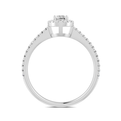 18 K White Gold