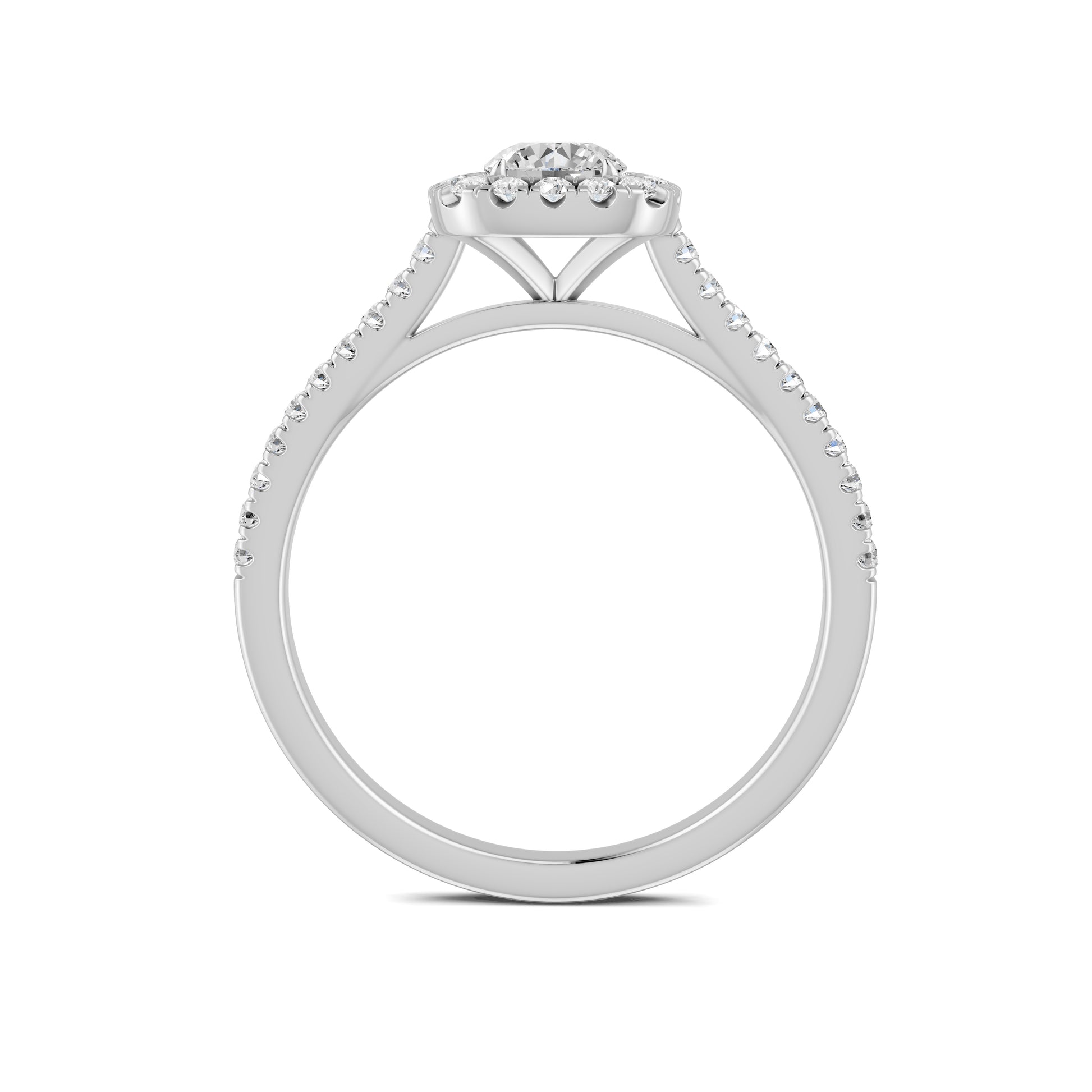 18 K White Gold