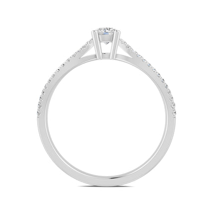 18 K White Gold