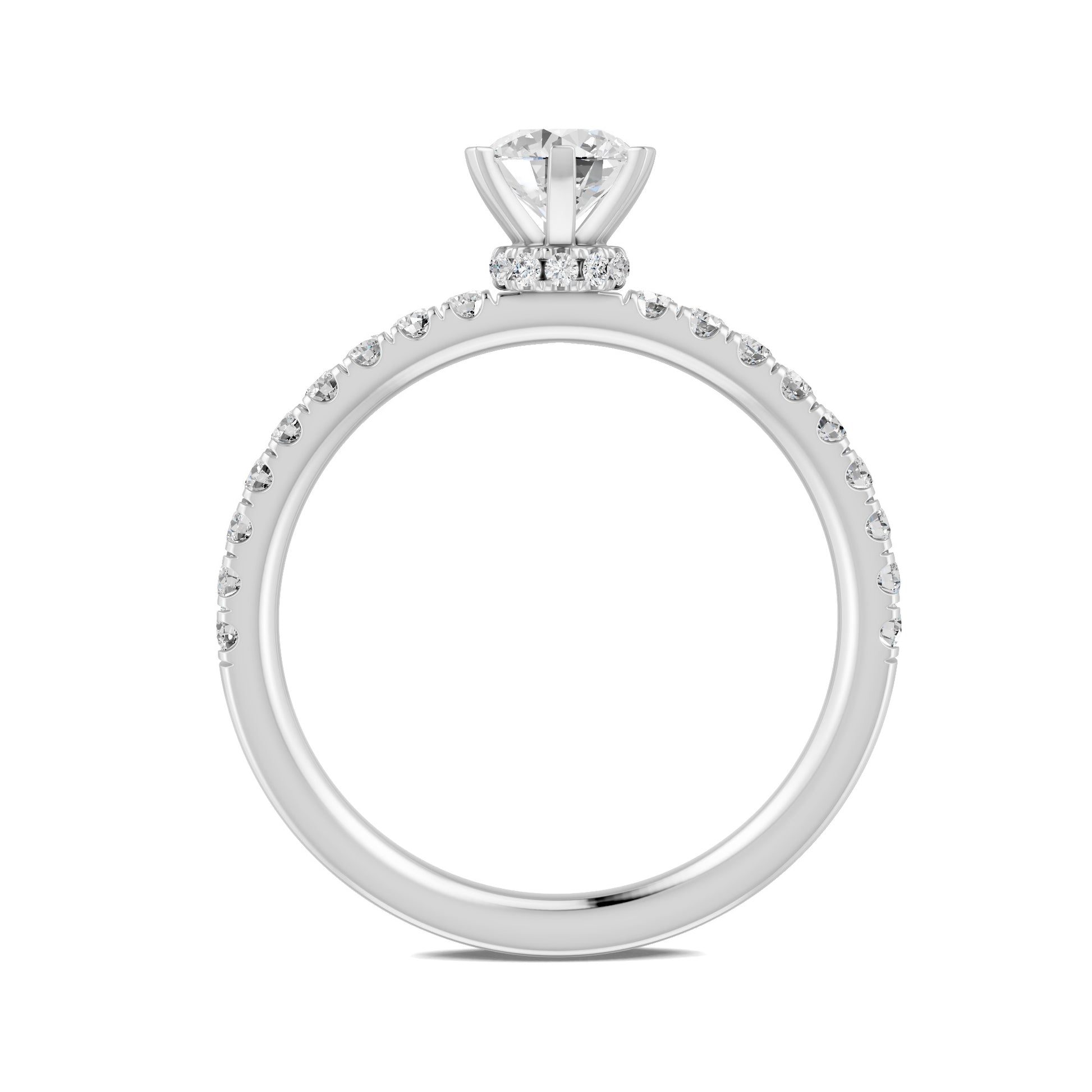18 K White Gold