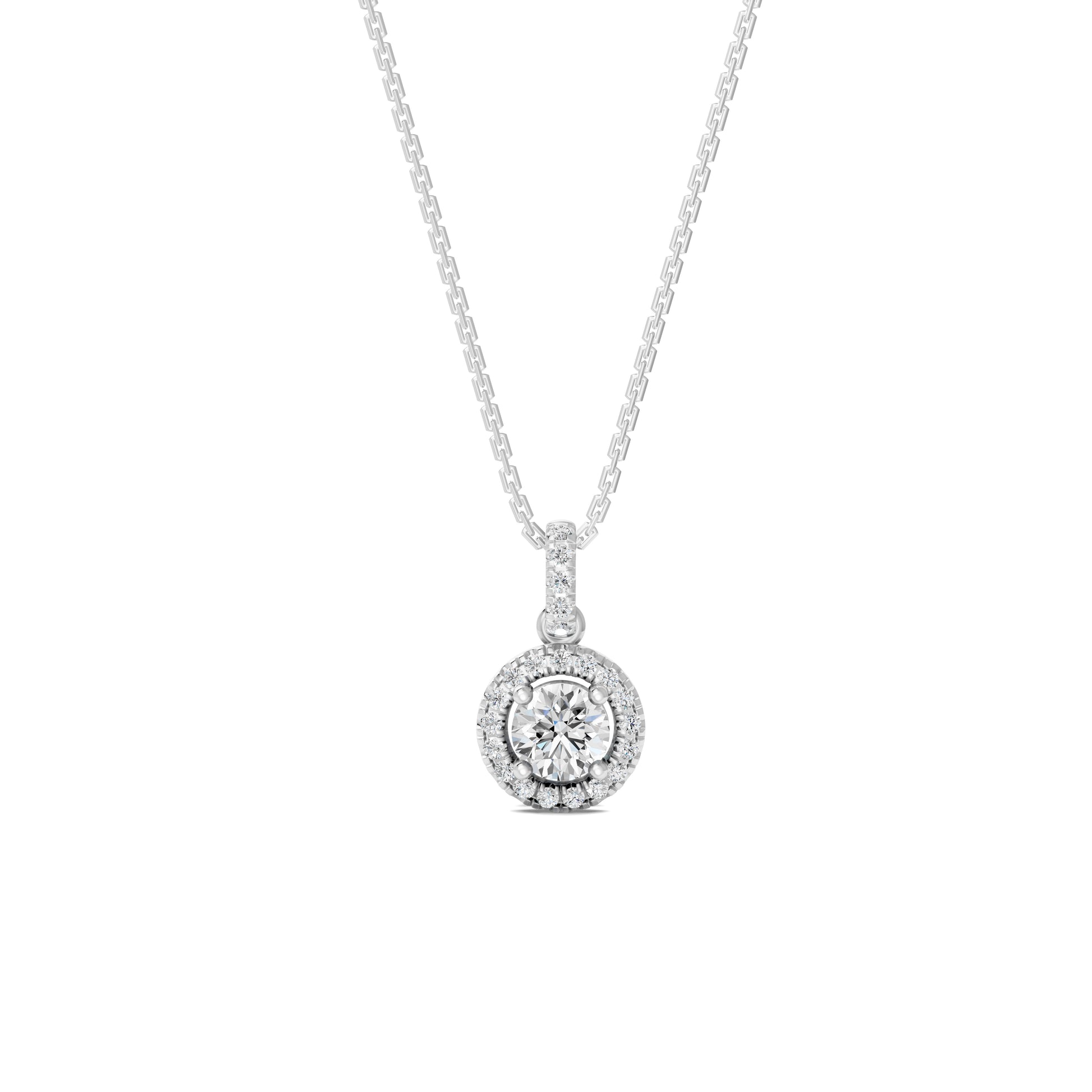 18 K White Gold