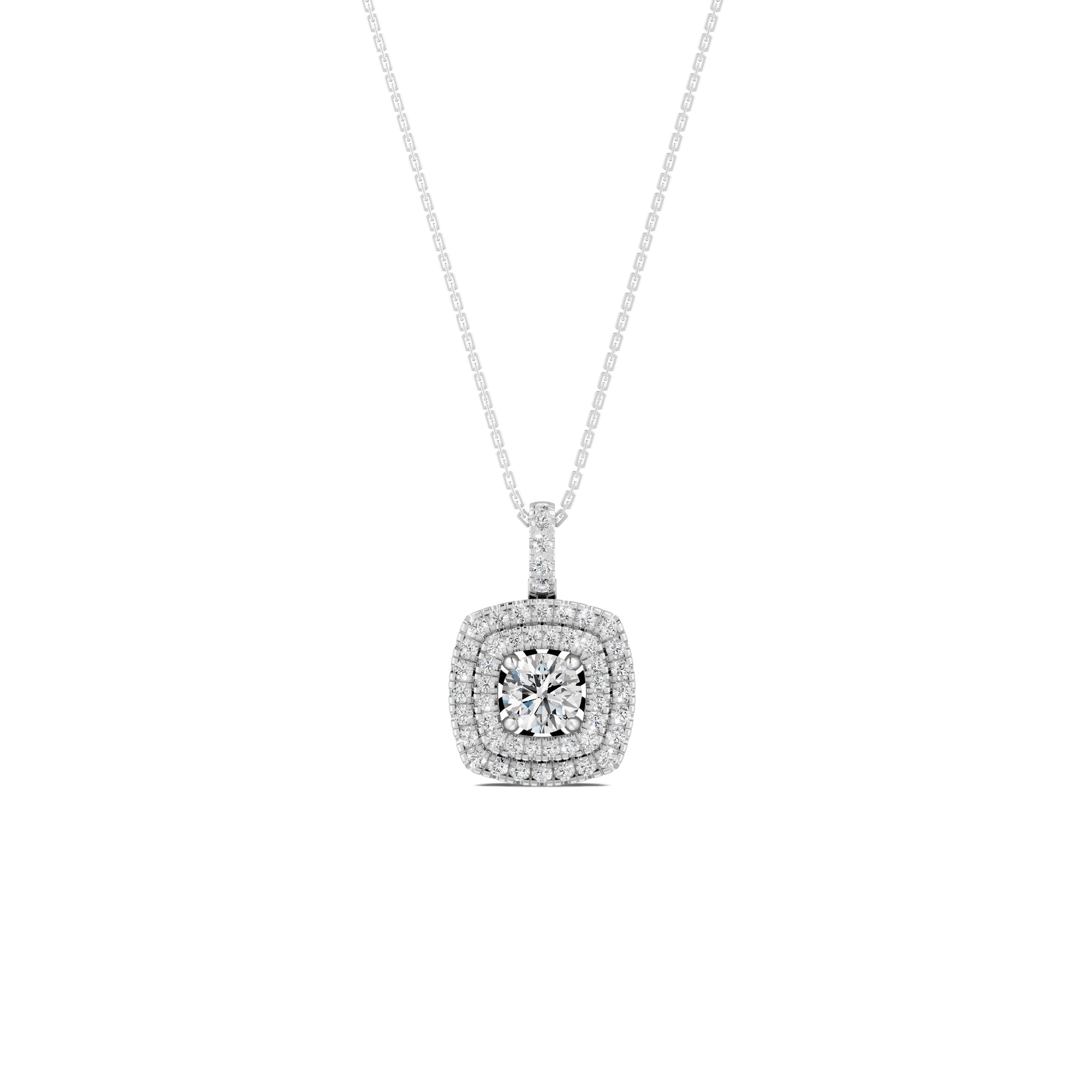 18 K White Gold