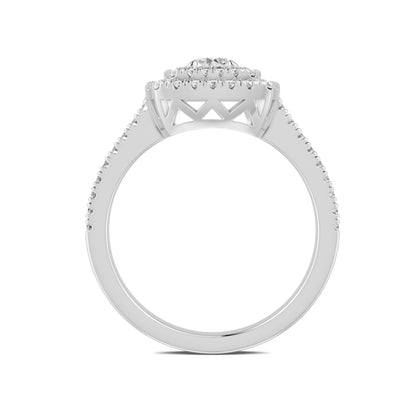 18 K White Gold