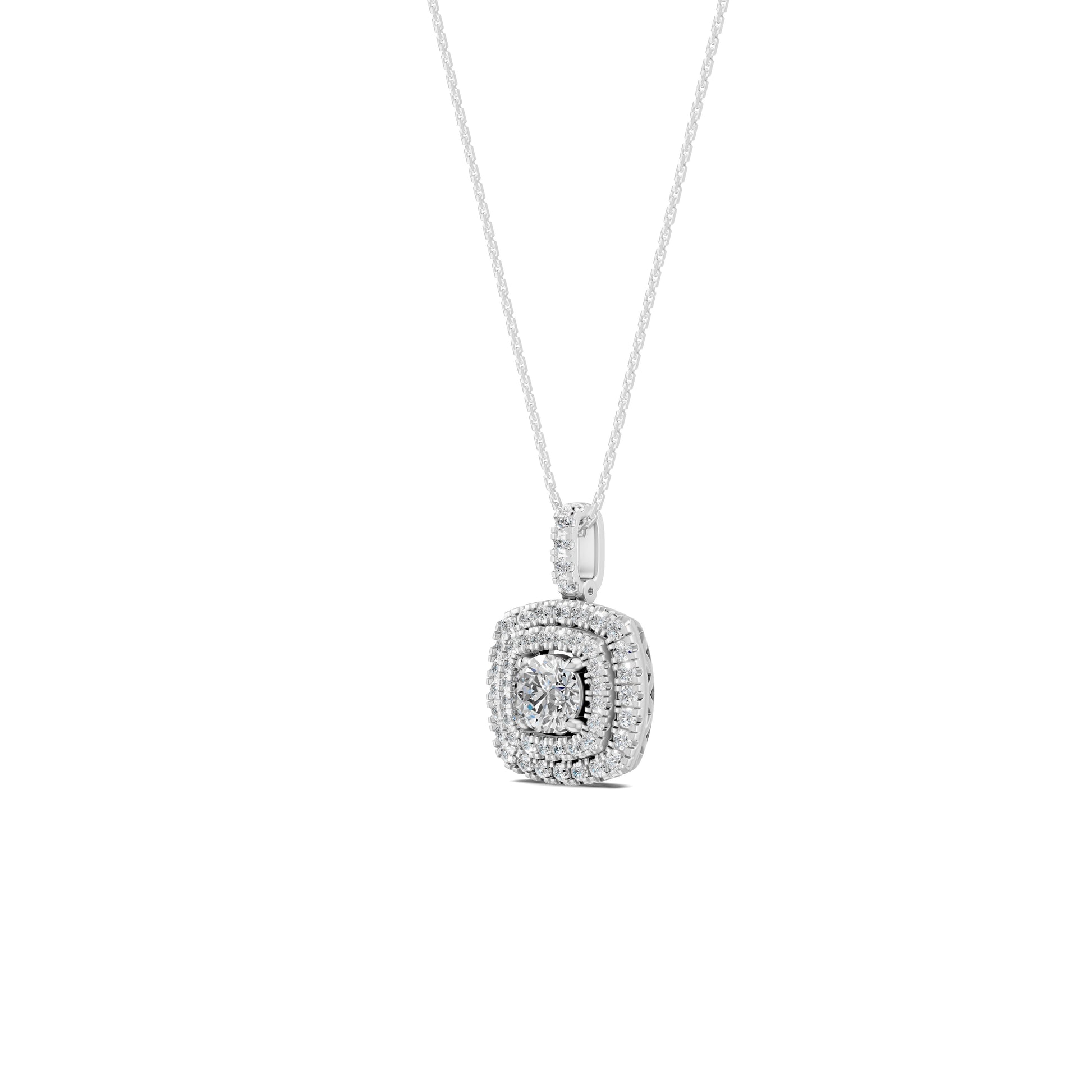 18 K White Gold