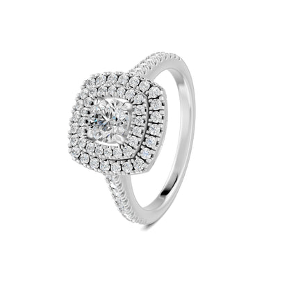 18 K White Gold