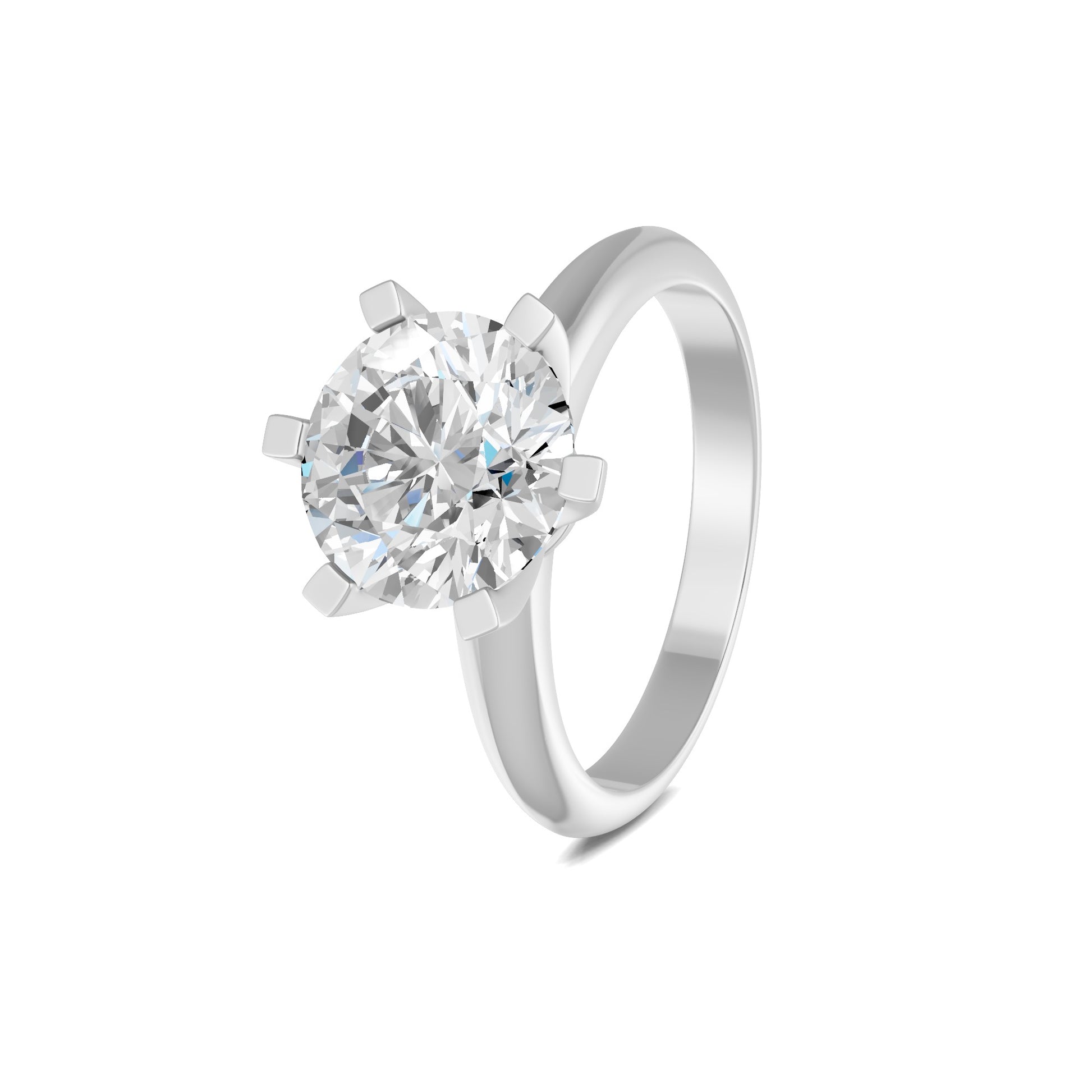 18 K White Gold