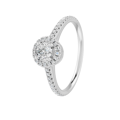 18 K White Gold
