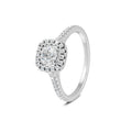18 K White Gold