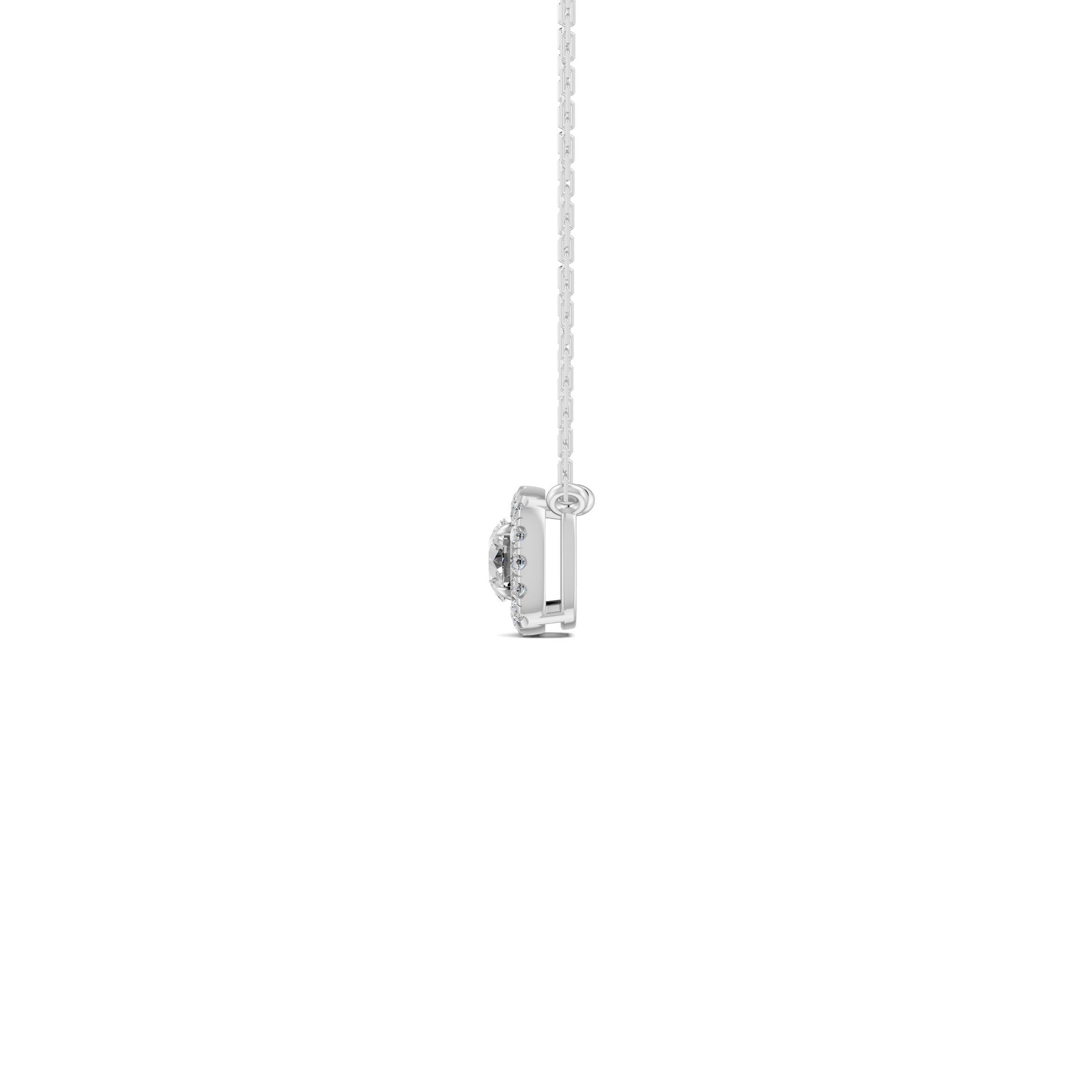 18 K White Gold