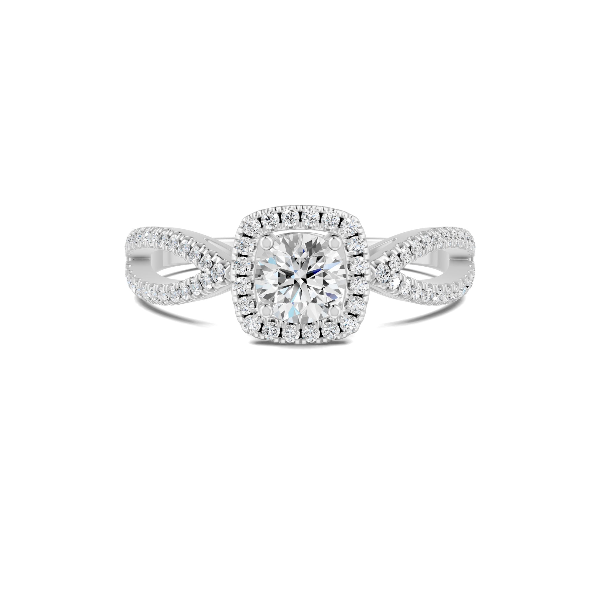 18 K White Gold