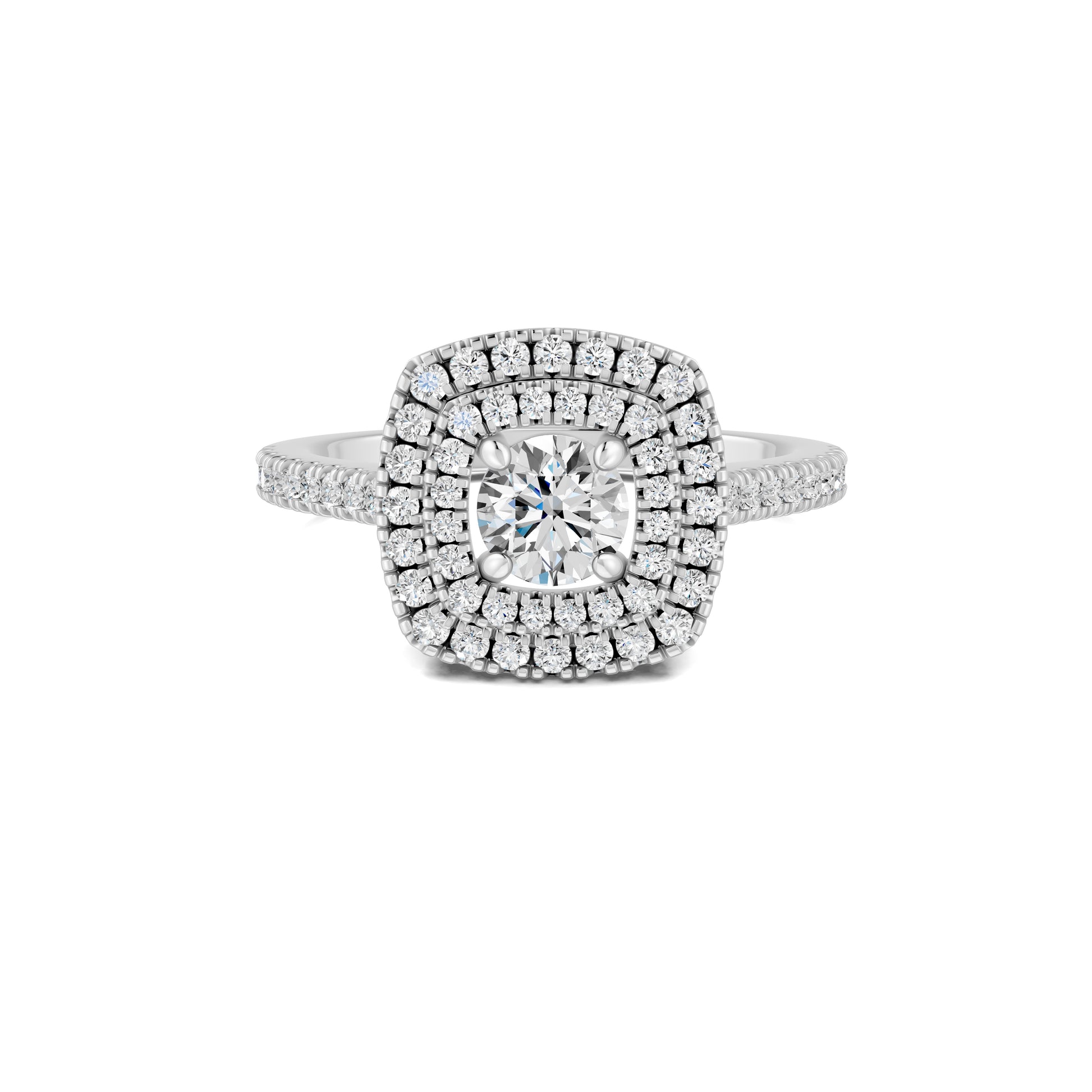 18 K White Gold