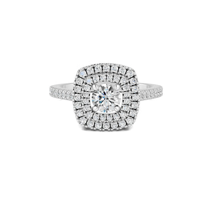 18 K White Gold