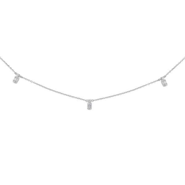 Five Emerald Illusion Medium Necklace In 18 K Rose Gold From Chokers Collection