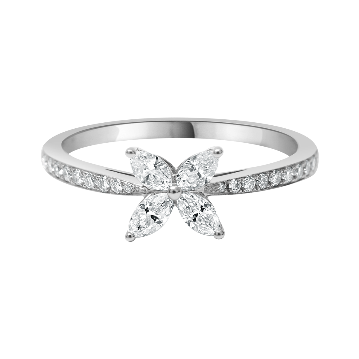 Ava© Four Marquise Diamond Ring