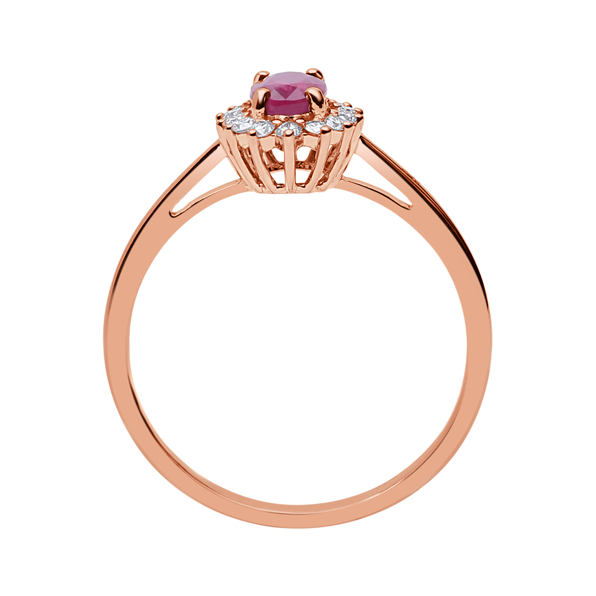 Oval Gemstone Diana Ring From Precious Collection