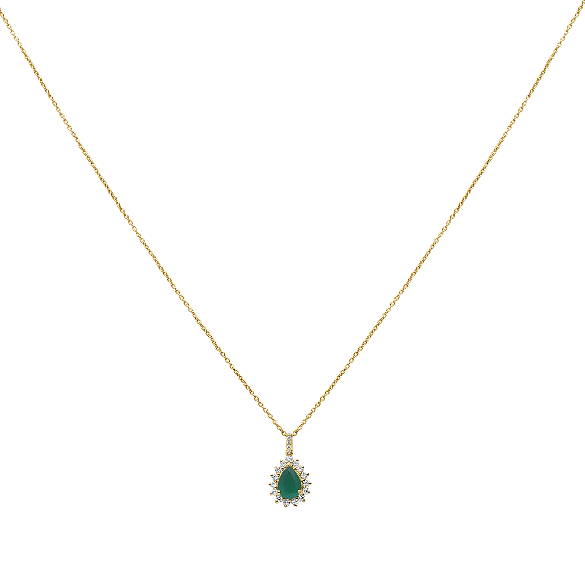 Pear Gemstone Diana Pendant From Precious Collection