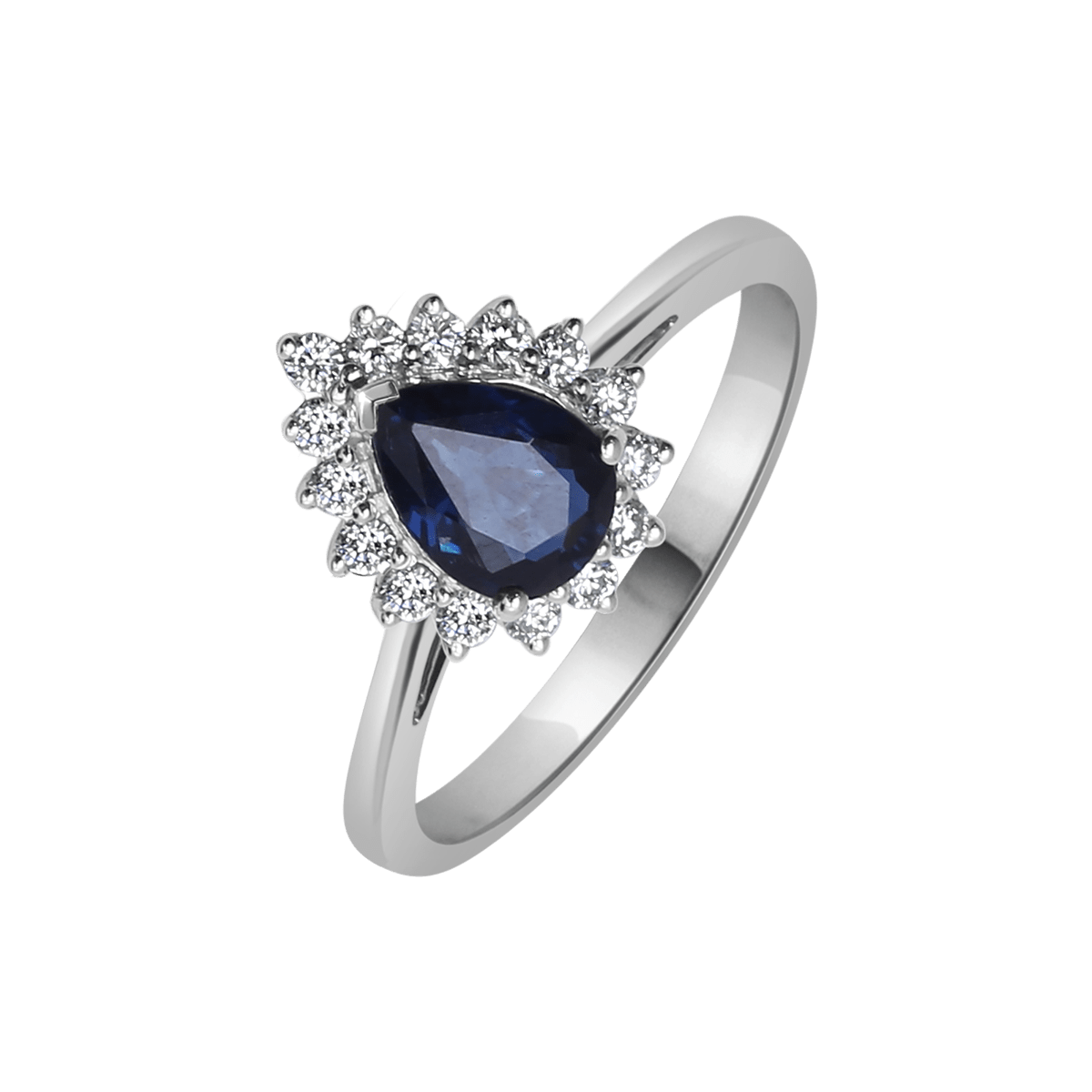 Pear Gemstone Diana Ring From Precious Collection