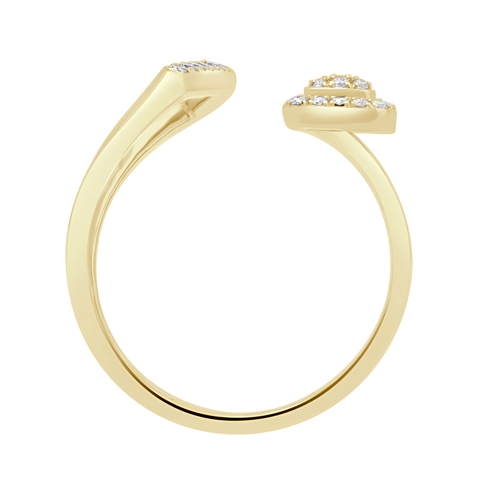 Winged Cushion Halo Illusion Diamond Ring From Gap Collection