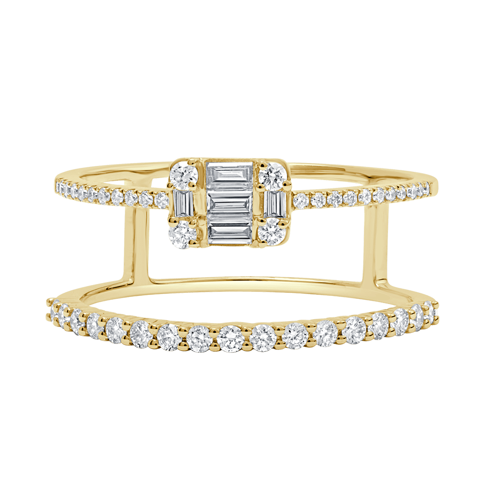 Gap© Emerald Illusion Diamond Ring