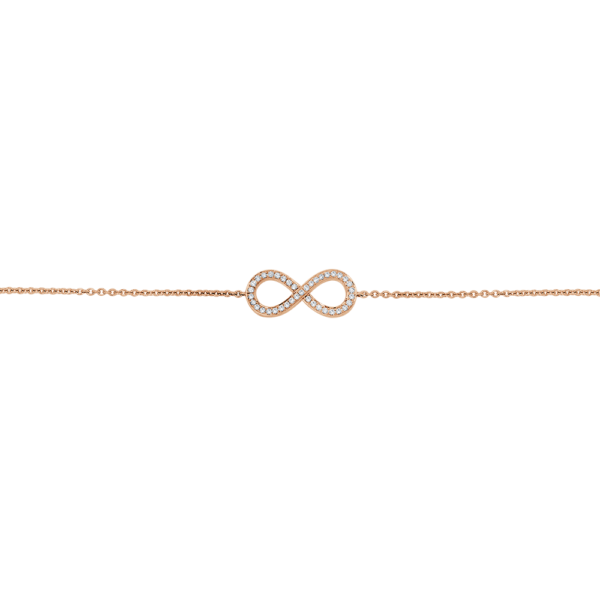 Infinity Diamond Bracelet Model Image of Amour Collection