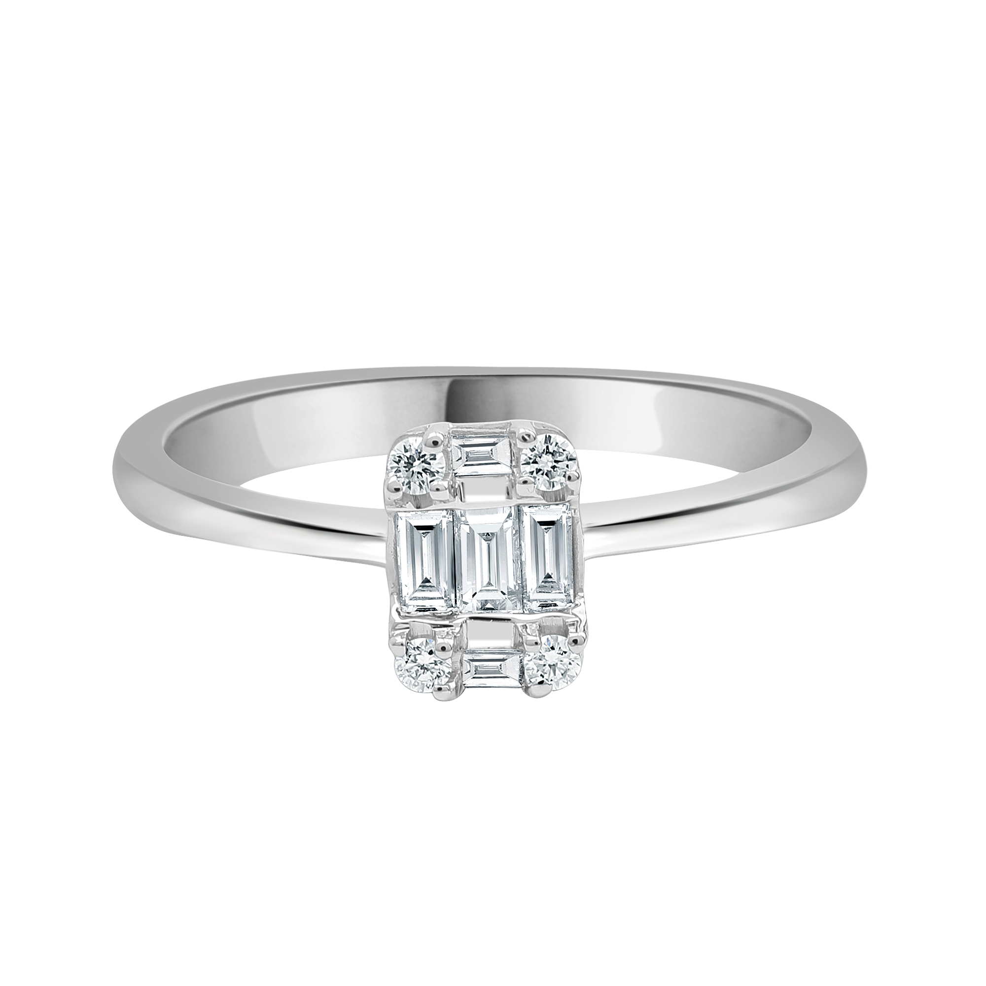 Je© Emerald Illusion Classic Diamond Ring