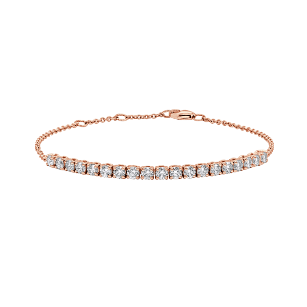 Round Diamond Half Tennis Bracelet (1.50cts)