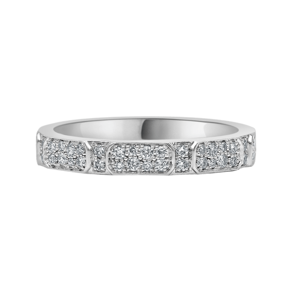 LUNA© Single Line Full Diamond Ring